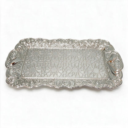 Silver-Tone Rectangular Tray product photo