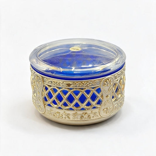 Decorative Blue-Gold Round Box product photo