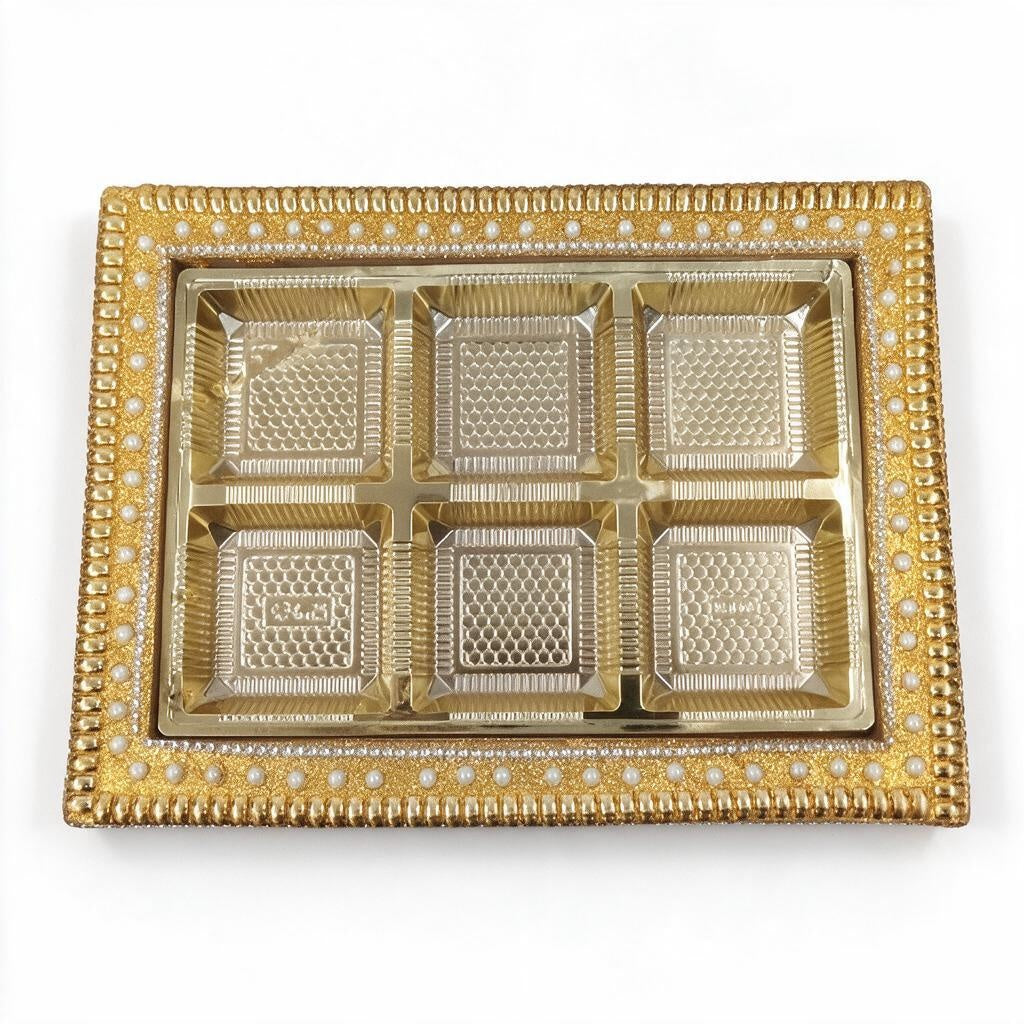 Dry Fruit 6 Khana Tray product photo