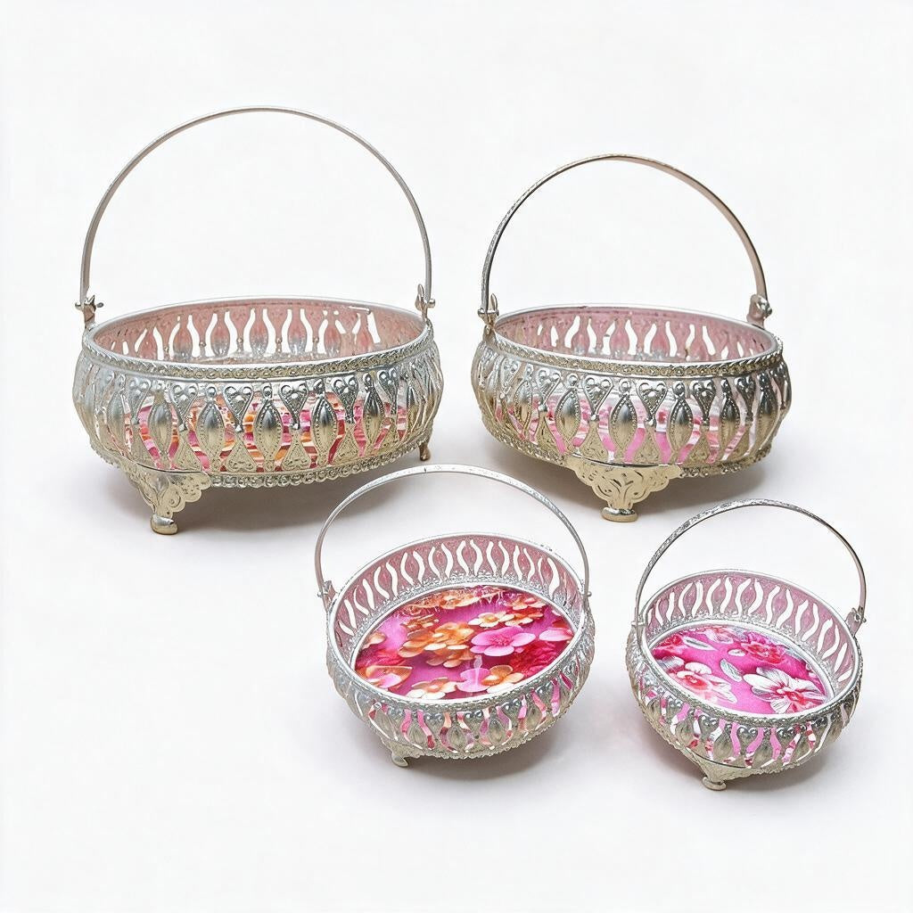 Silver Tray Meena Handi product photo