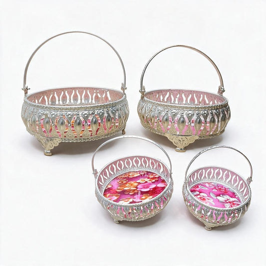 Silver Tray Meena Handi product photo