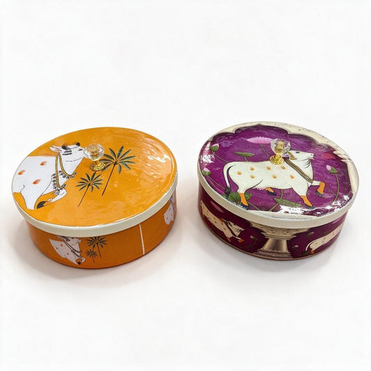 Printed Round Lidded Box product photo