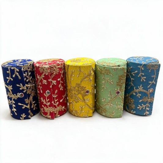 Embroidered Cylinder Pouch product photo