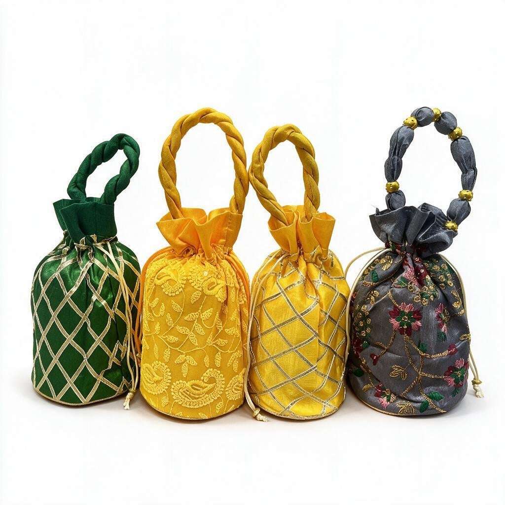 Handled Fabric Potli Bag product photo