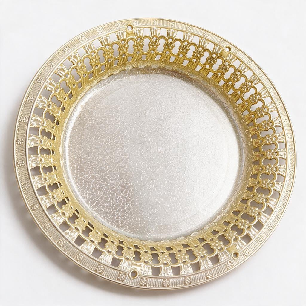 Gold-Tone Decorative Tray product photo