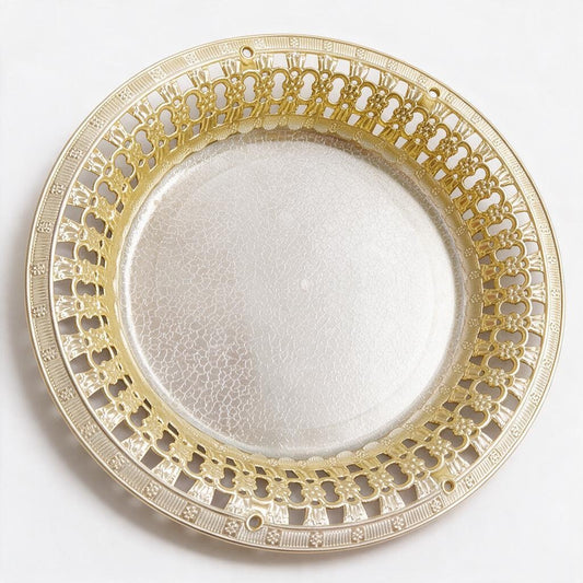 Gold-Tone Decorative Tray product photo